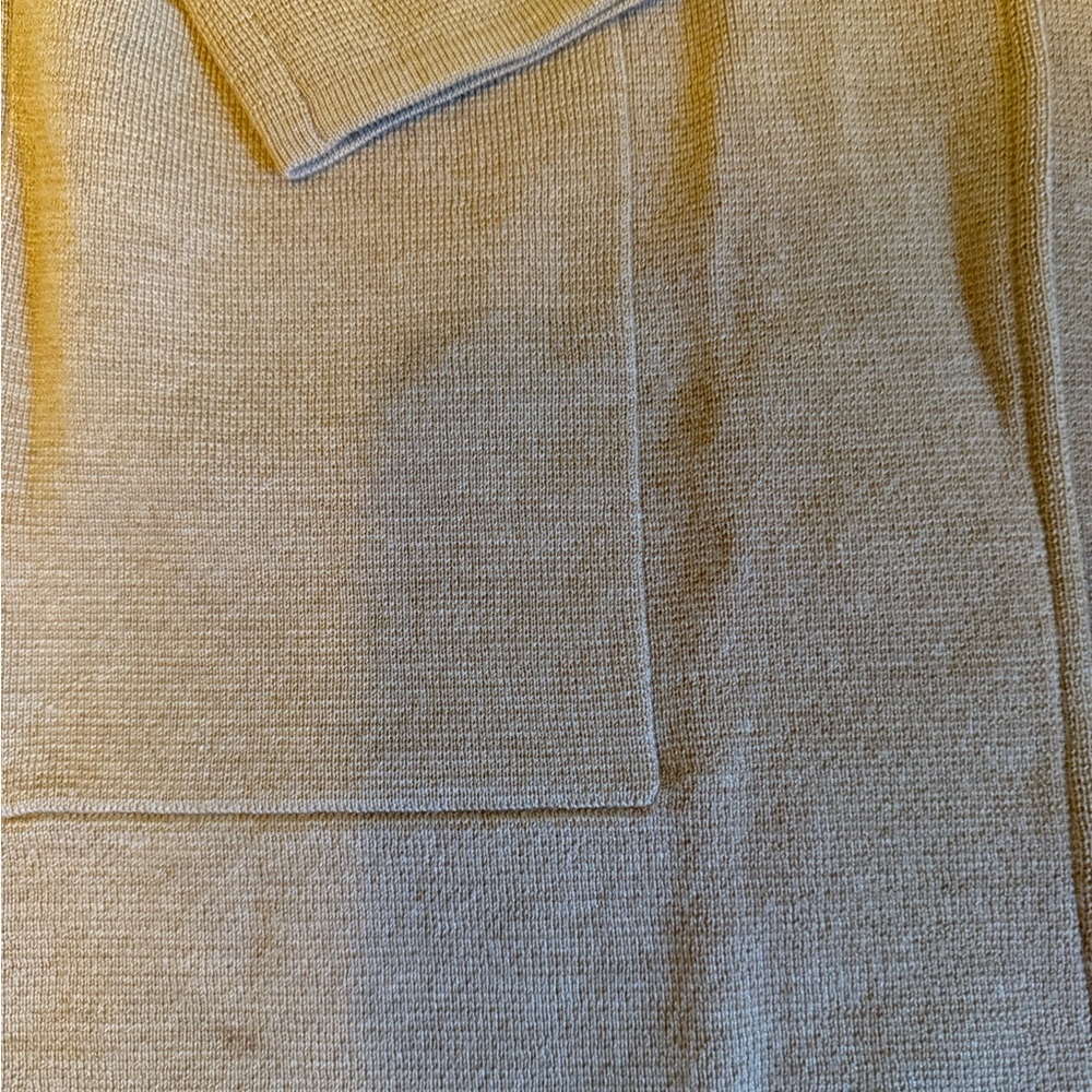 Women's Tan Sweater Blazer - Picture 2 of 3